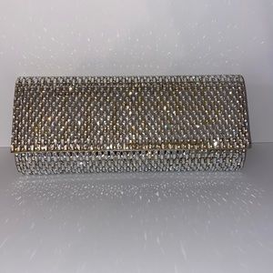 Aldo Silver Clutch